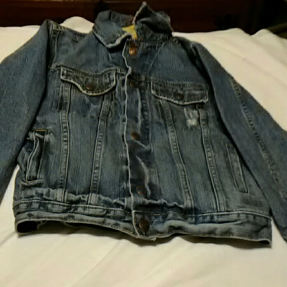 jean jacket with fur old navy
